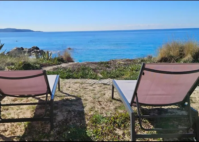 T3 Paradisiaque Sur La Plage, Les Pieds Dans L'eau Apartmán Olmeto (Corsica)